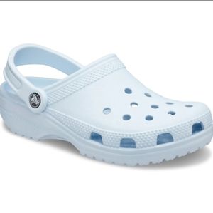 NWT Mineral Blue Classic Crocs